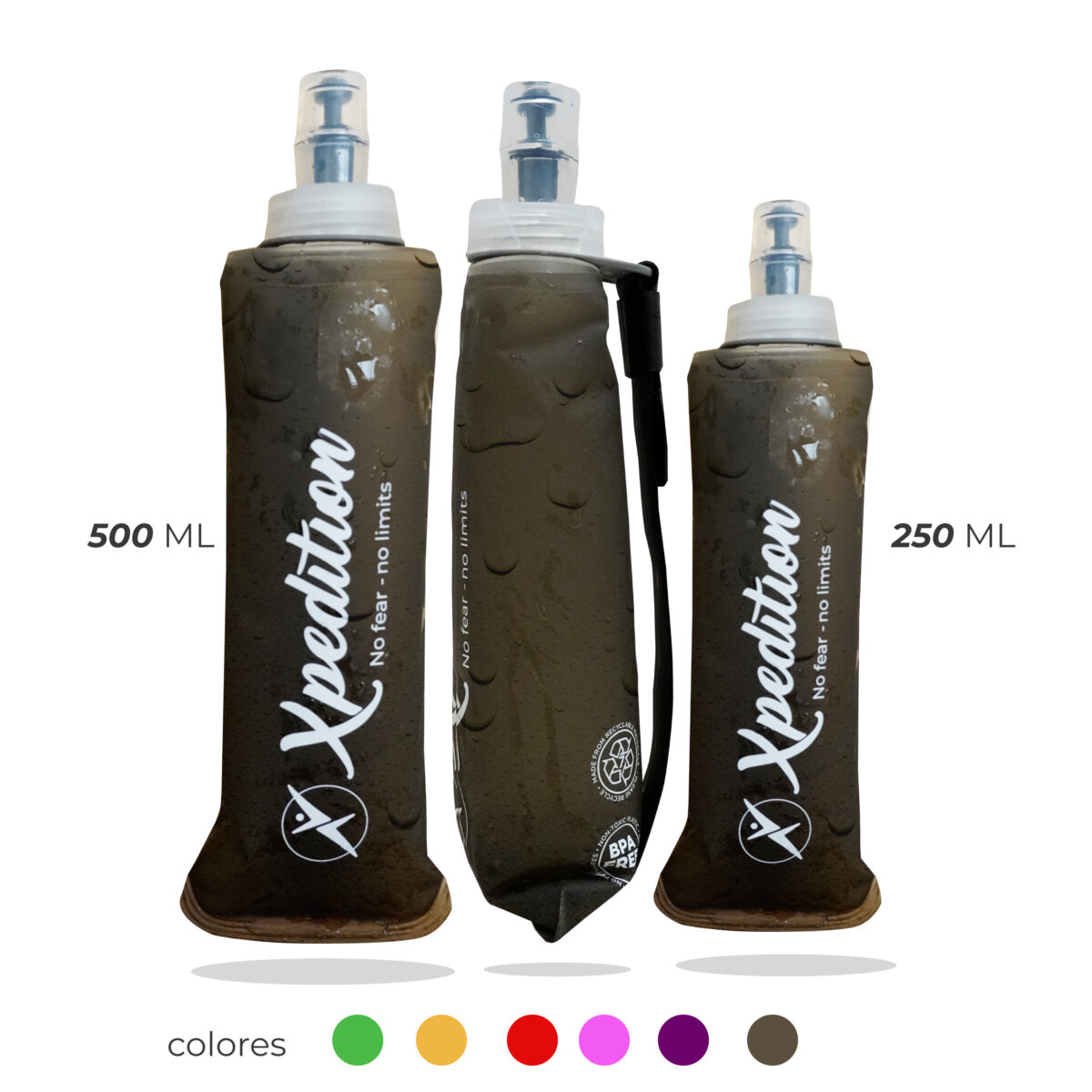 Soft Flask Flexible con Correa de Agarre