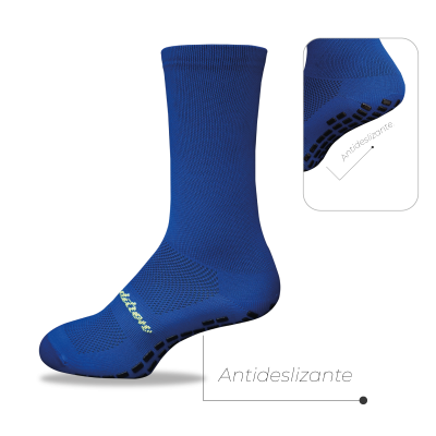 Media 6" Antideslizante - Azul Oscuro