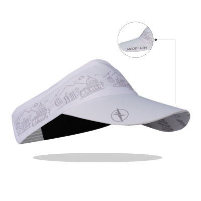 Visera Running Medellín Blanca