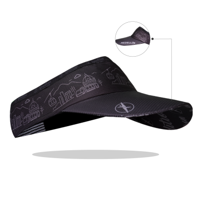Visera Running Medellín Negra