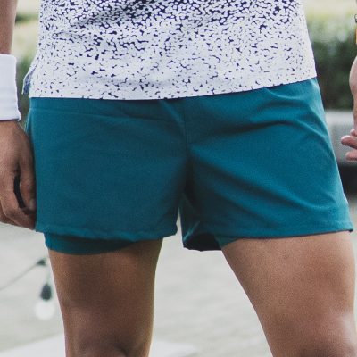 Pantaloneta de Running Verde Hombre – Colección Sway