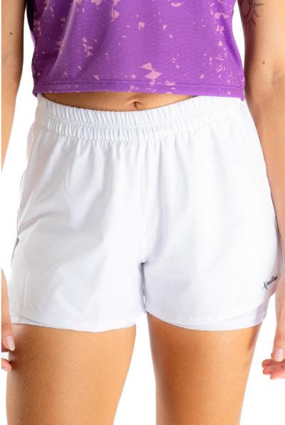 Pantaloneta de Running Blanca Dama -  New Collection: Sway
