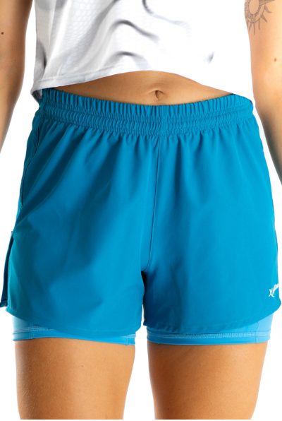 Pantaloneta de Running Azul Dama -  New Collection: Sway