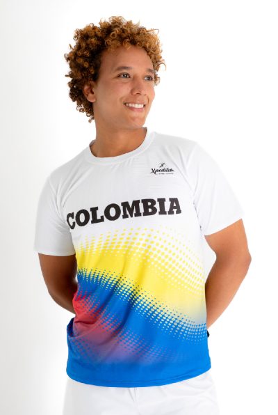 Camiseta Colombia Blanca - Línea Advance