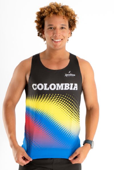 Camisilla Colombia Negra - Línea Advance