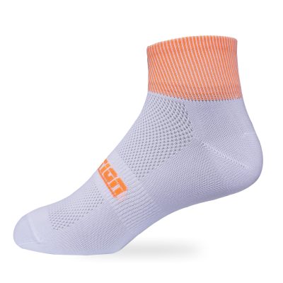 Medias Diseño 3" Blanco - Naranja